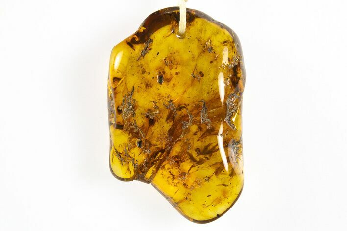 Polished Chiapas Amber ( g) Necklace - Mexico #304390
